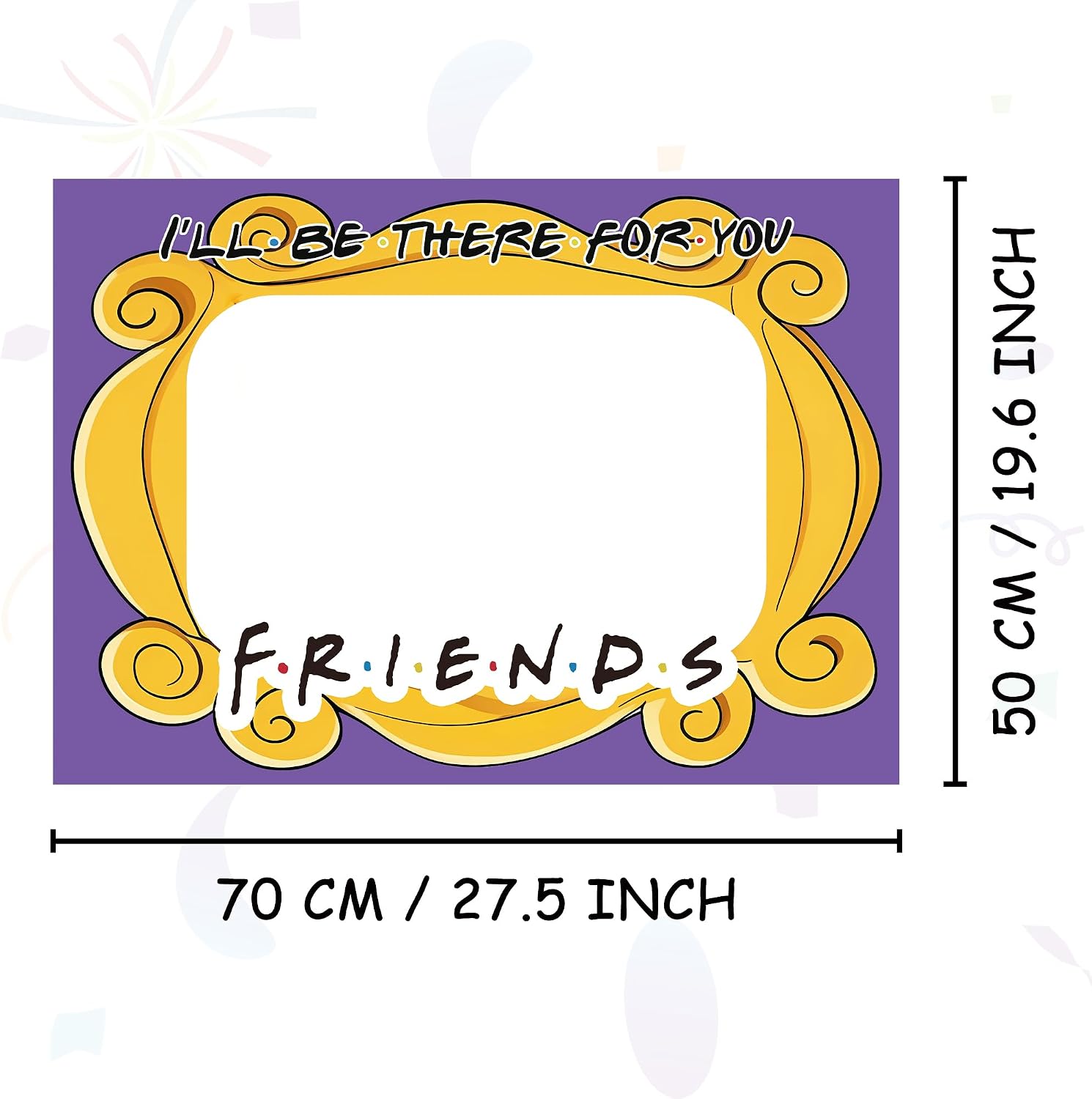 Friends Themed Photo Booth Props, Friends Merchandise Party Decorations