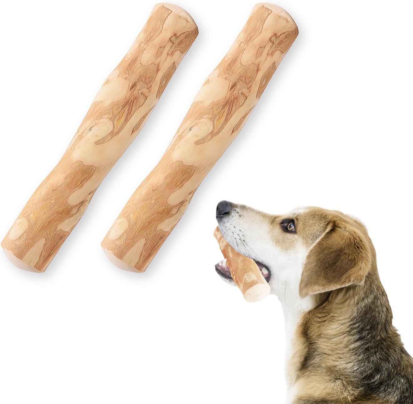 Pet Supplies Coffee Wood Dog Chew, Wood Bones for Dog Chew Sticks