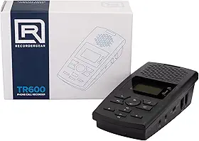 Gravador de chamadas telefônicas fixo TR600 para linhas analógicas/IP/digitais, dispositivo de gravação de telefone automático - 16GB
