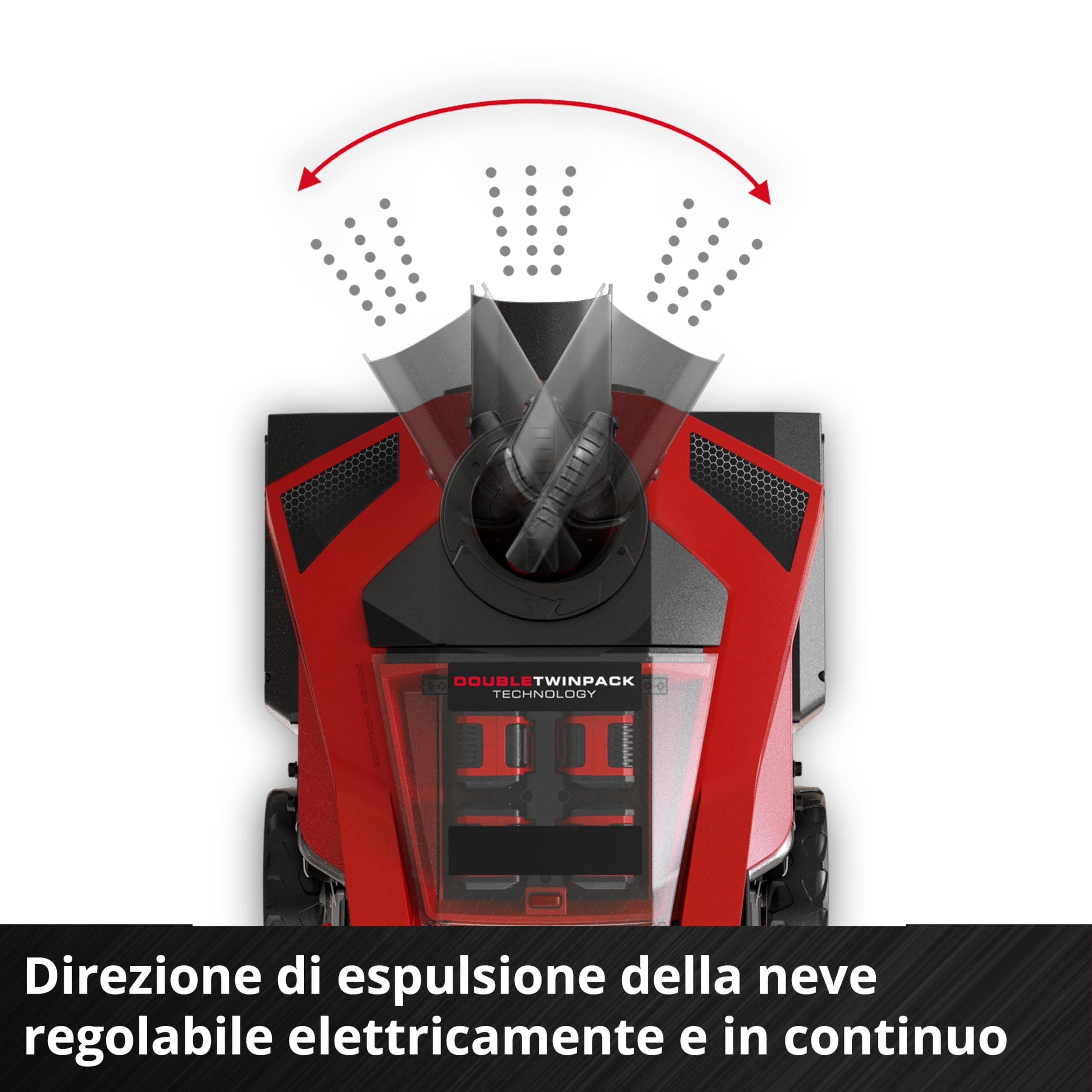 Einhell Professional spazzaneve GP-ST 36/53 Li E BL-Solo Power X-Change (36 V, Brushless, ampiezza di esercizio 53 cm, altezza max. neve 33 cm, spatola di pulizia inclusa, senza batteria)