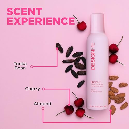 Miniatura 5 de Design.Me PUFF.ME - Mousse voluminizador de cabello | Mousse para cabello ligero y flexible para rizos, ondas o cabello lacio, sin parabenos ni