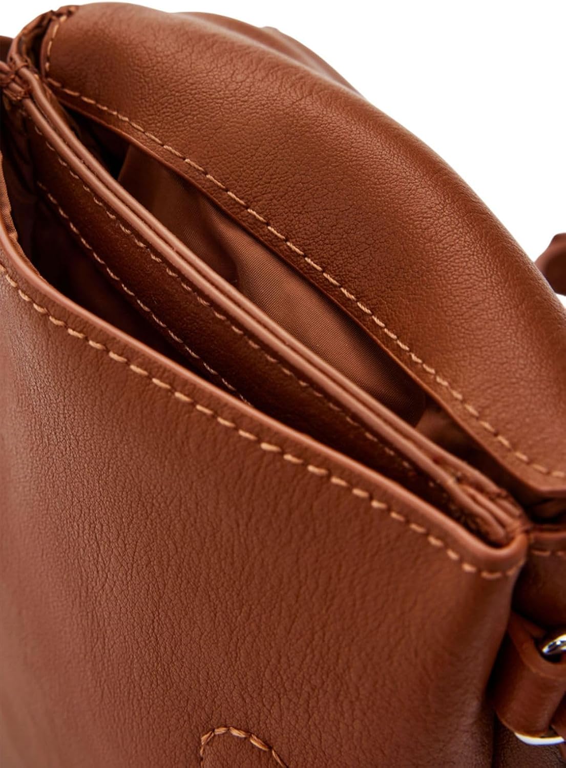 Desigual Women's Mone_Half Phone Camel