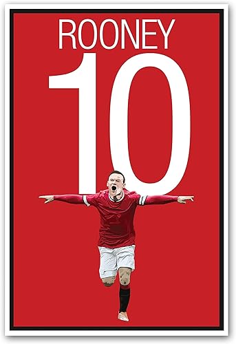 Wayne Rooney Poster - Manchester United Art