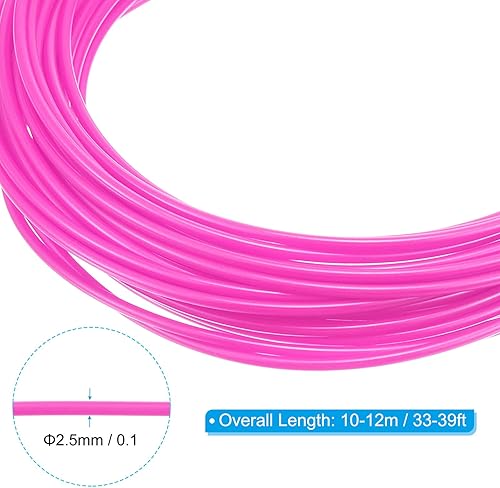 Miniatura 20 de PATIKIL Kit de reparación de mimbre, 33 pies (32.8 ft) 0.098 in redondo material de ratán sintético tejido de mimbre de plástico para manualidades