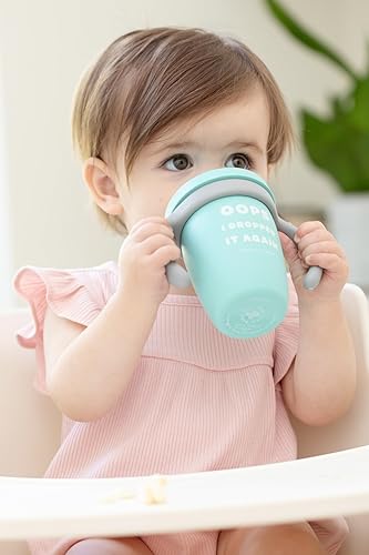 Miniatura 3 de BELLA TUNNO Happy Sippy Cup - Vasos de transición para bebés de 6 meses en adelante, tazas para bebés y niños pequeños con asas extraíbles y