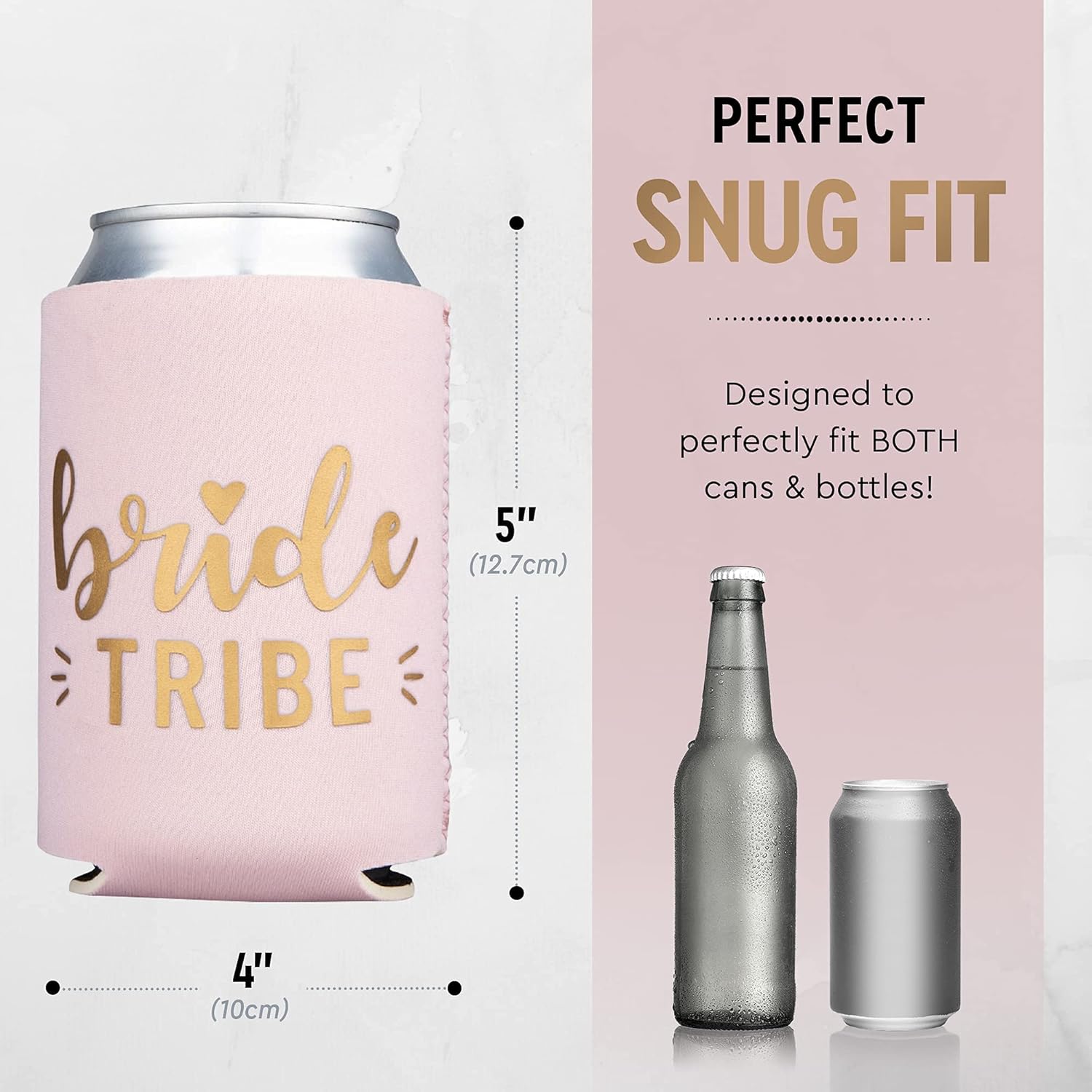 Prazoli Bachelorette Can Coolers (12) - Bachelorette Gifts for Bridal Party Gifts, Bachelorette Party Supplies for Women, Bridal Shower Party Favors & Bachelorette Party Decorations, Accessories