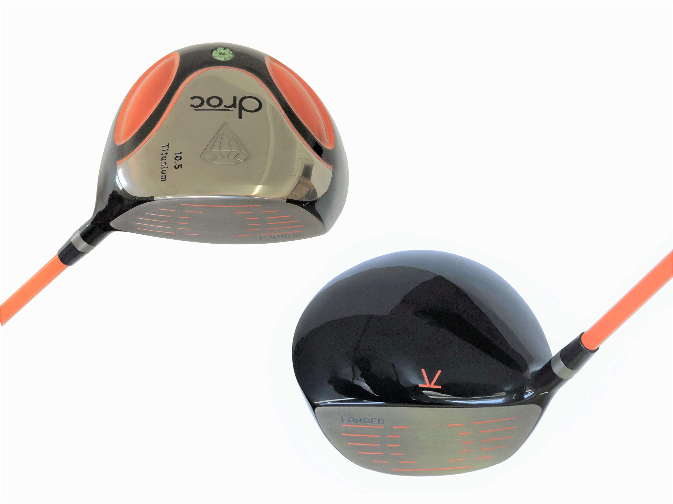 Droc - Dimond Series - Juego de palos de golf de 9 piezas y bolsa de golf para niños de 9 a 12 años para diestros