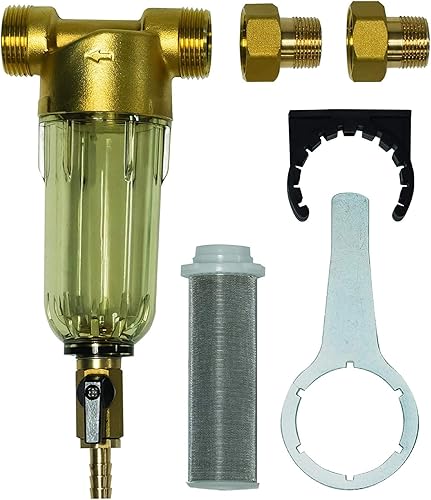 Express Water Filtro de agua para sedimentos para toda la casa, sistema de filtración de agua giratorio para el hogar, cartucho de filtro de