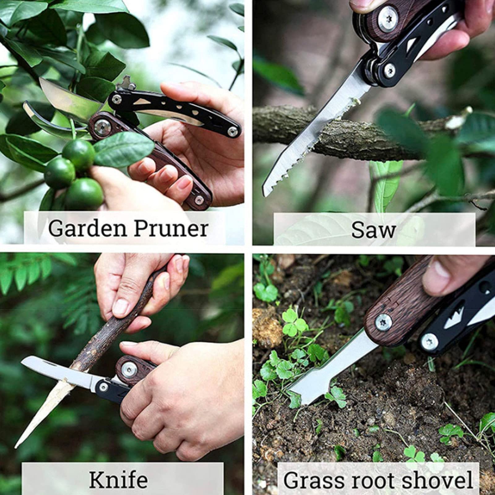 Gartenschere, Grasschere, multifunktionale Handschere für den Pflanzenschnitt im Gartenbau für den professionellen Baum- und Astgarten