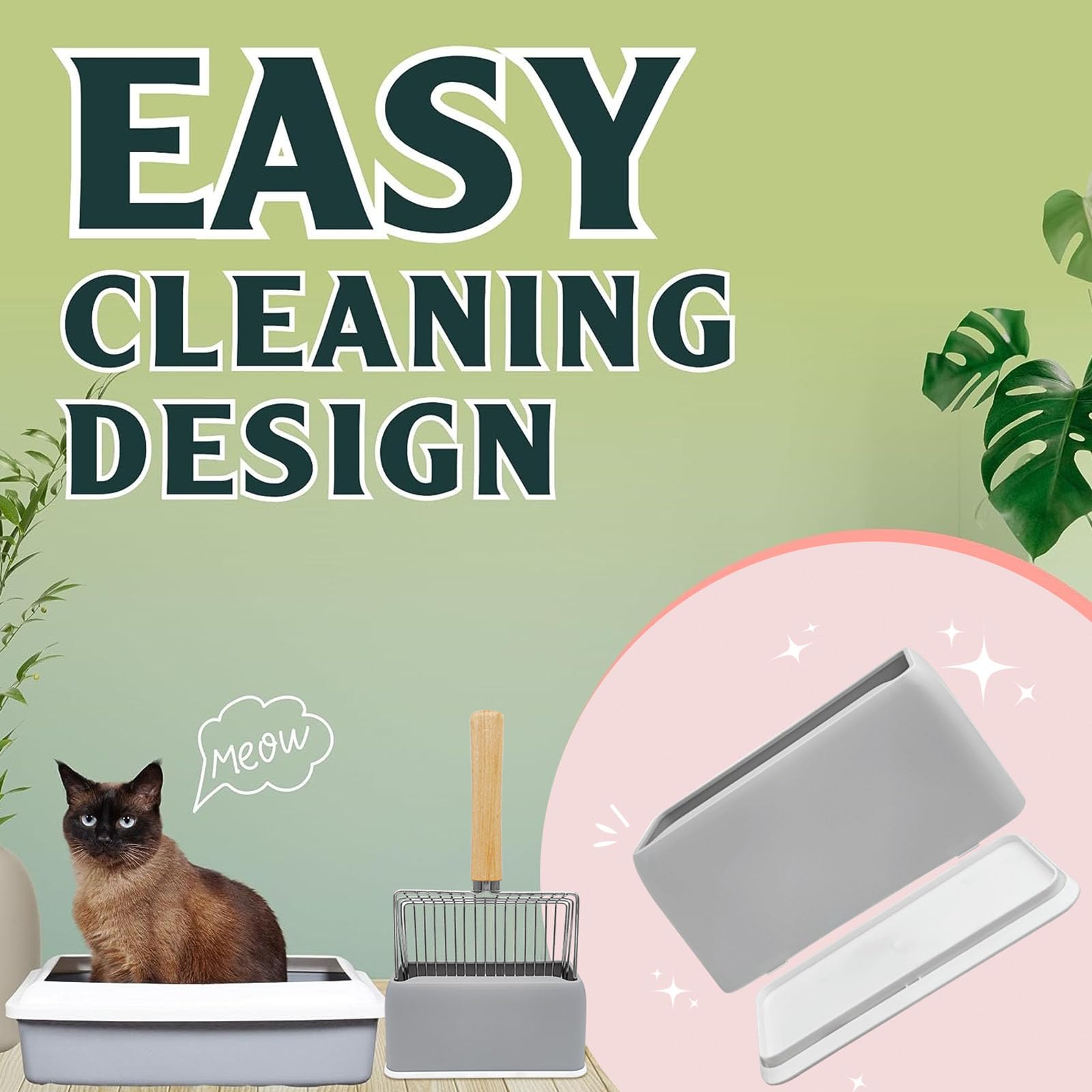 Lettiera Pieghevole Per Gatti - 40x30cm, Impermeabile, Portatile, Per Casa E Viaggi - Foto 14