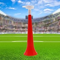 Vista 3 de TOOYFUL Juguete de trompeta de fútbol, juguete para hacer ruido, divertido y duradero, trompeta de animación, altavoz de juego de fútbol