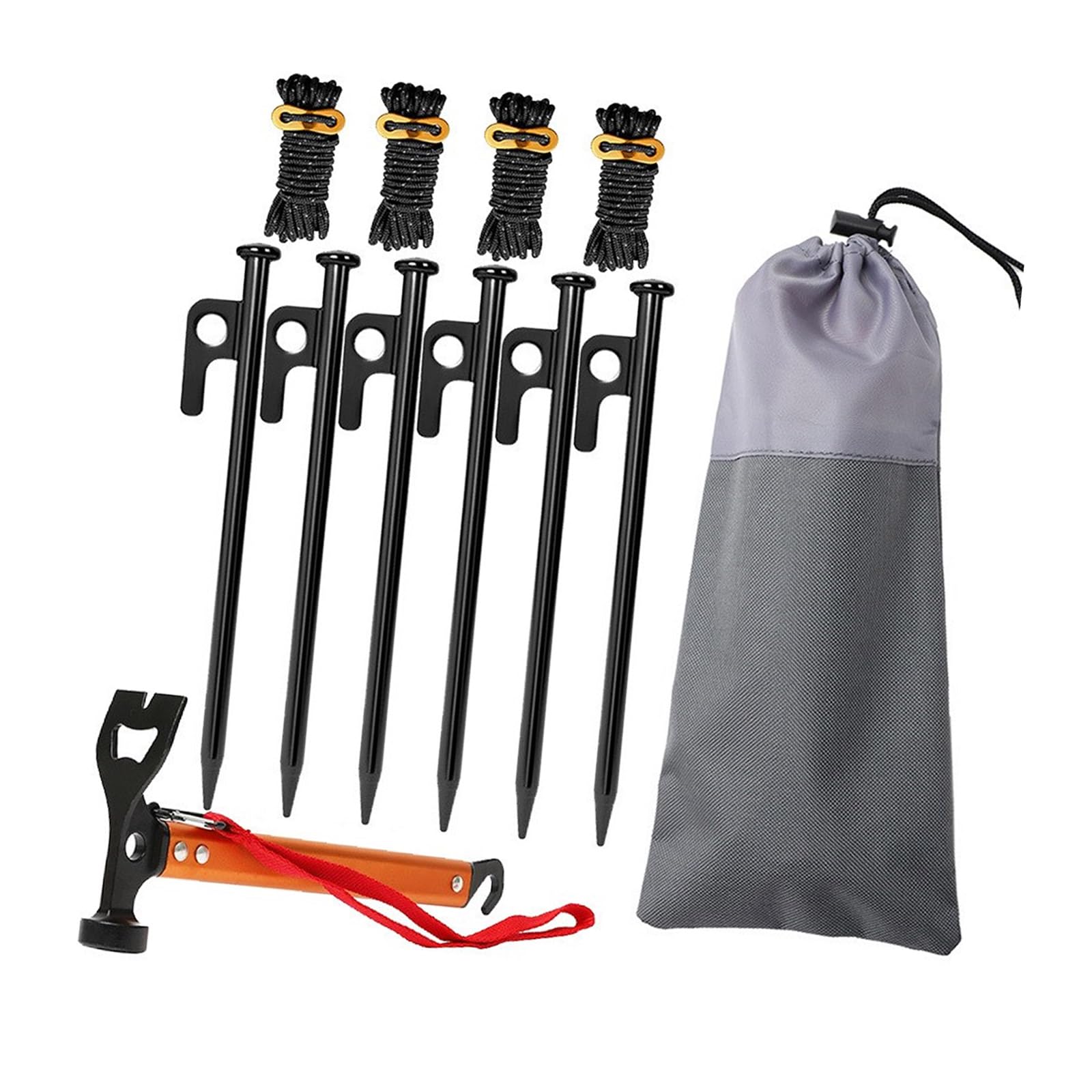 Camping Zeltheringe Aluminium Zelte Heringe Heringe Garten Bodenanker mit Haken Windlager Zelt Spikes Baldachin Nägel Hering für Camping