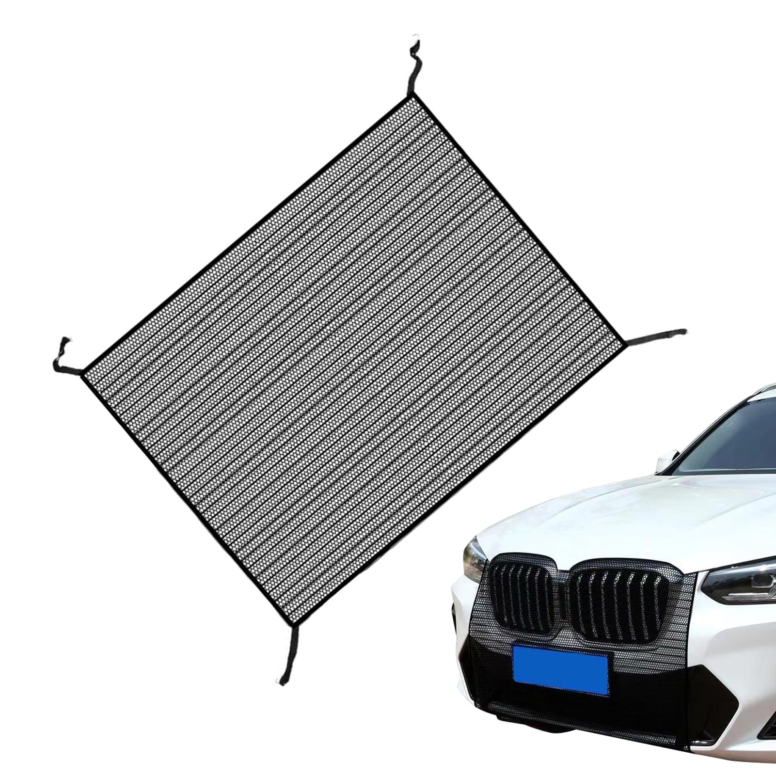 SANDEZI Car Grille Insect Screen for BMW 5er/i5 G61 Touring 2024-2030 & M5 (Kombi), Car Radiator Mesh Guard Durable Protective Net Front Grille Protection,Black
