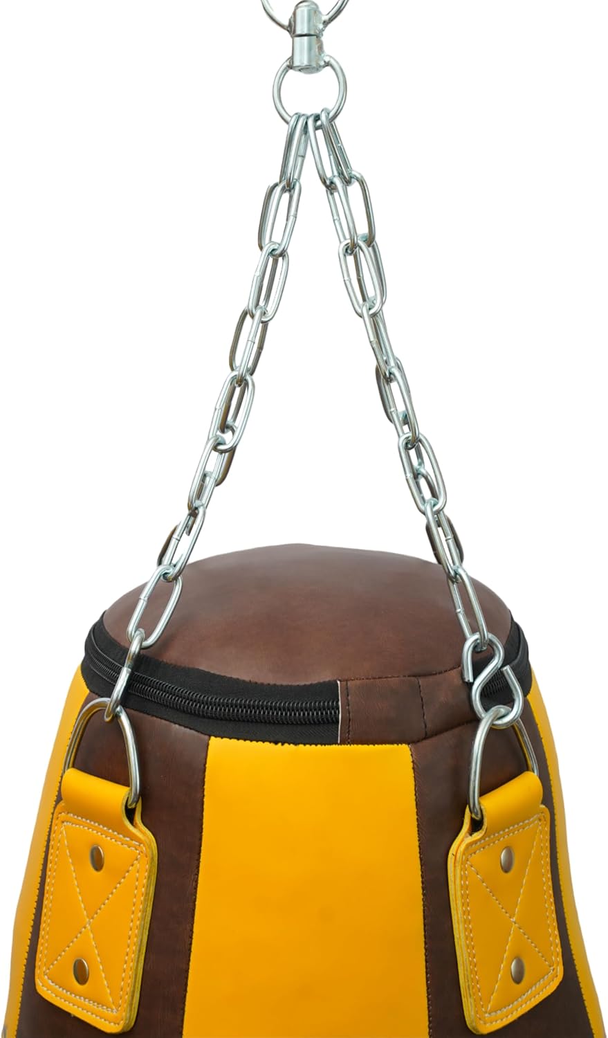 Unfilled Faux Leather Heavy Punching Bag for Men & Women Maize Pear Shape MMA, Boxing, Kickboxing, Muay Thai, Karate Training Bag