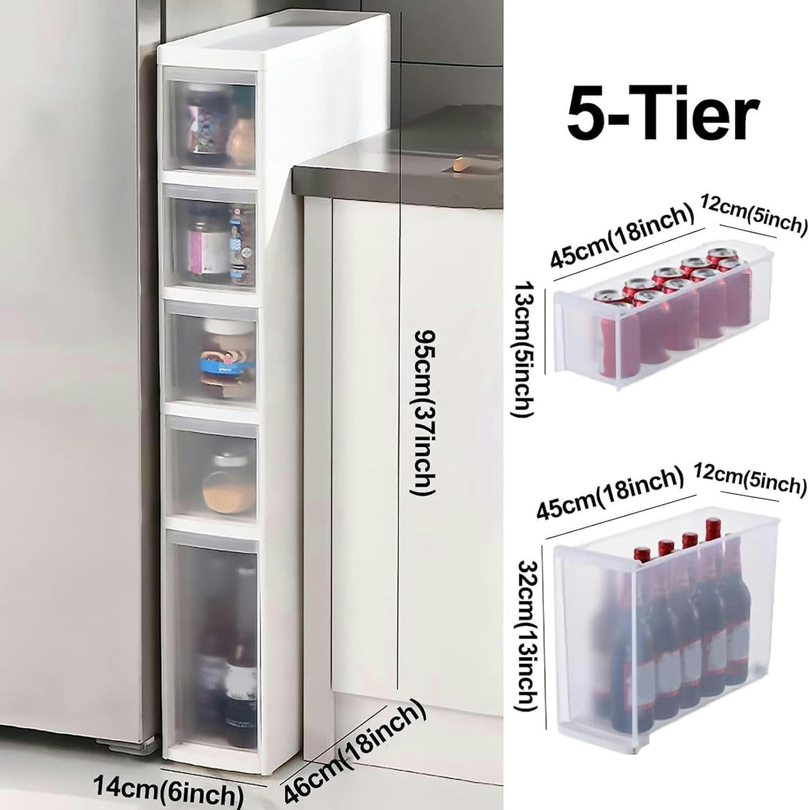 Armadietto da bagno alto con ruote, sottile, con 2-6 ante, versatile, verticale per piccoli spazi, ideale per servizi igienici e spazi ristretti
