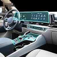 Pellicola Protettiva TPU Per Kia Sportage NQ5 2022-2023 | Trasparente Antigraffio | Per Console Centrale - Foto 3