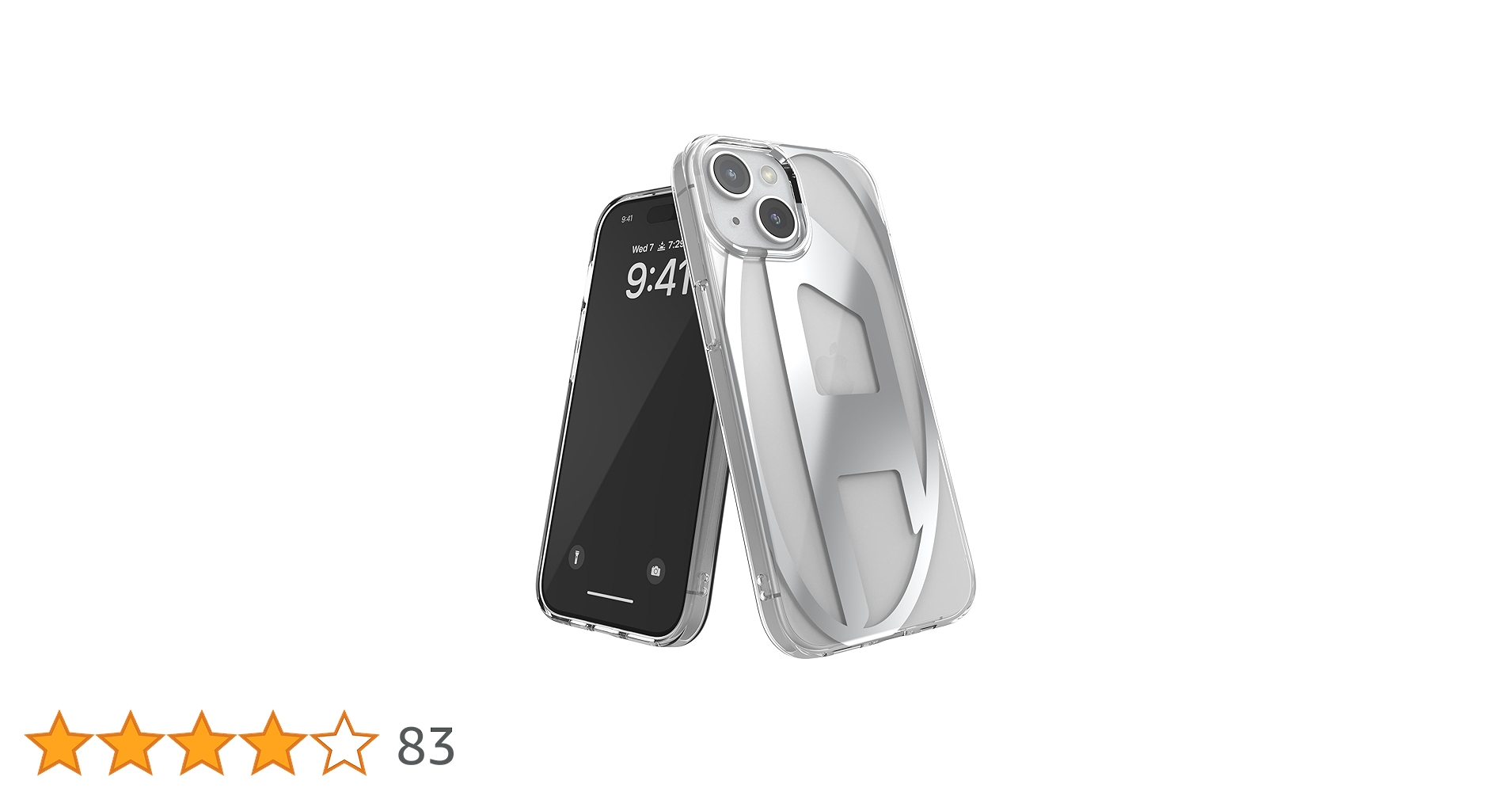 Amazon.co.jp: DIESEL iPhone15ケース Dロゴ クリアケース（ディーゼル