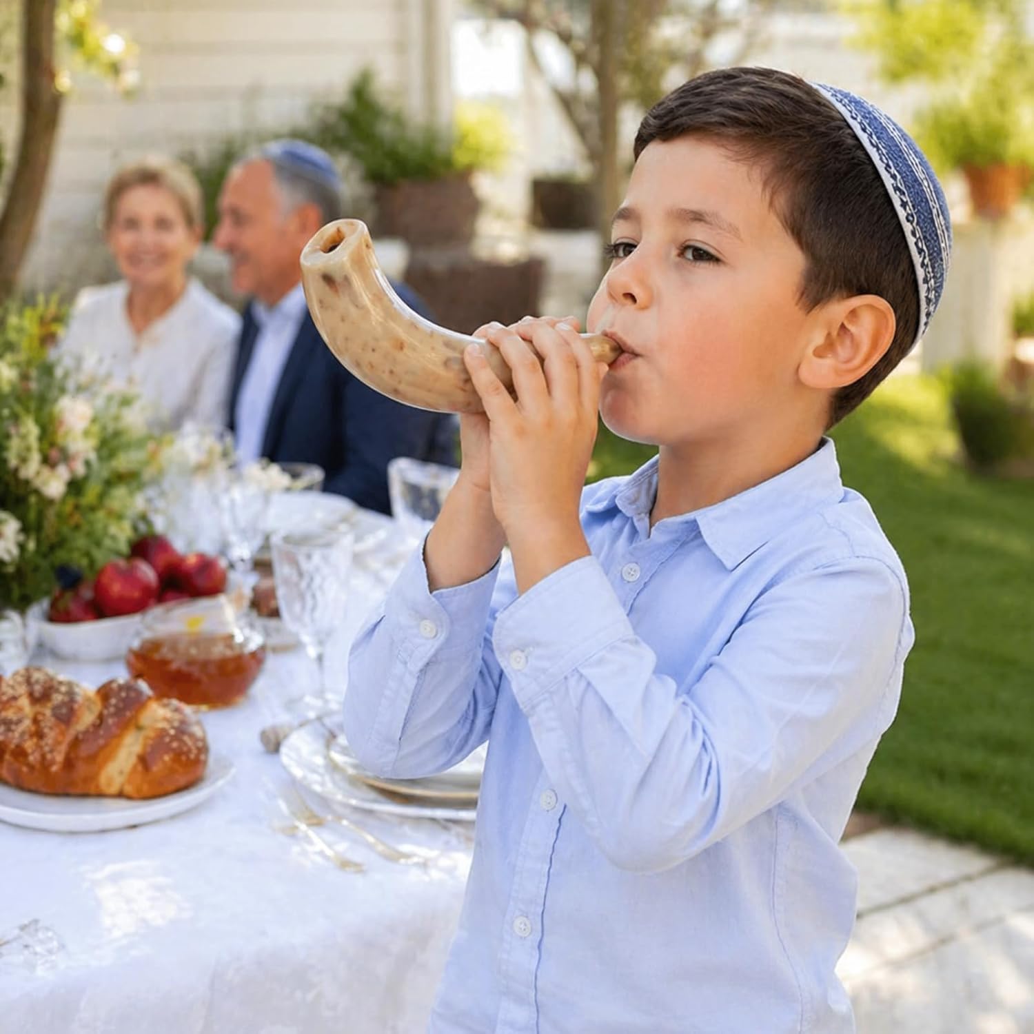Rite Lite Plastic Shofar Horn Rosh Hashanah Jewish New Year Holiday Party Favors Shana Tova Gifts Yom Kippur Gift High Holidays Jewish Musical Instrument For Little Ones!