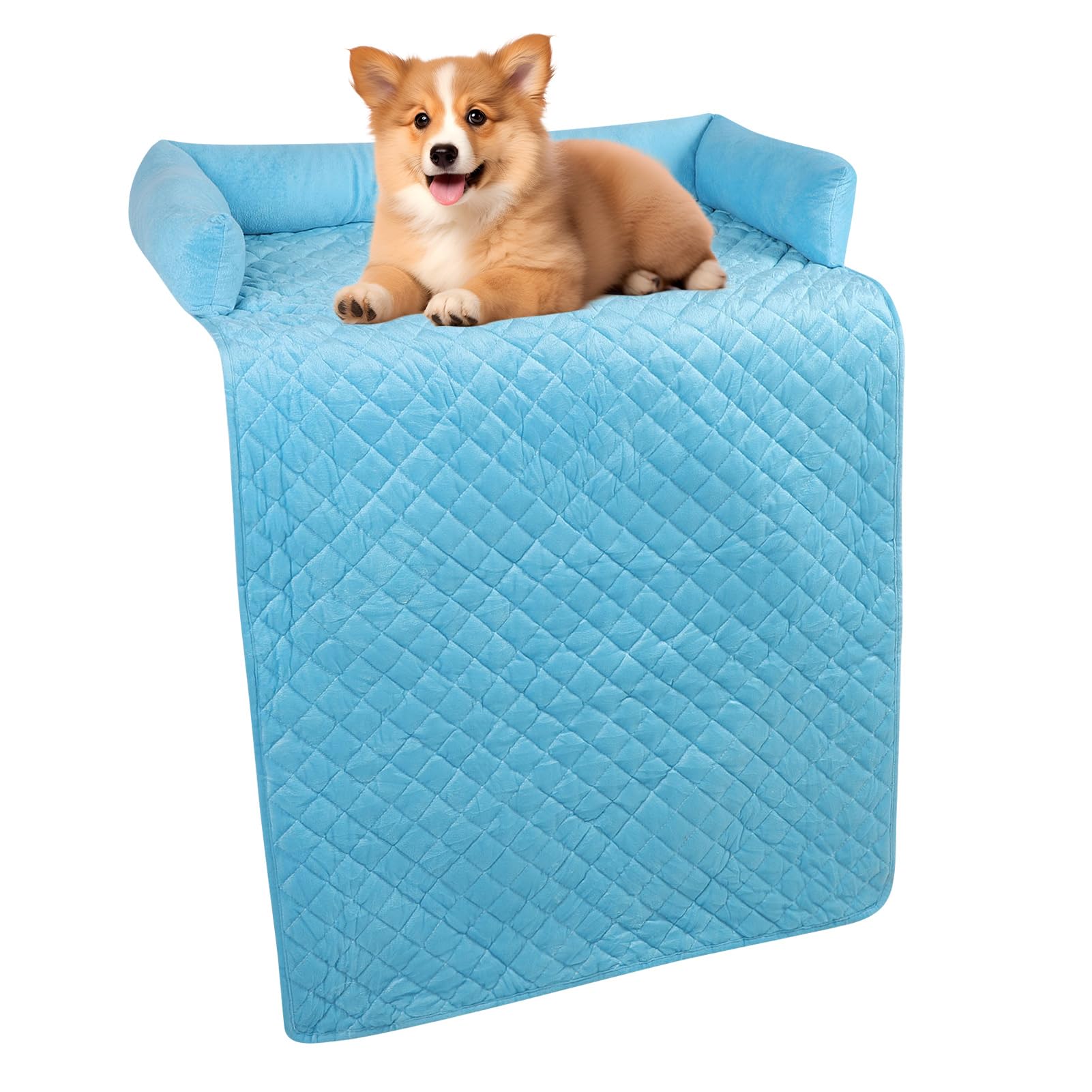 Ejoyous Hundedecke wasserdichte, Hundematte Wschbar Hundekissen Hundebett Sofaschutz für Bett Sofa Auto 75 x 120 cm