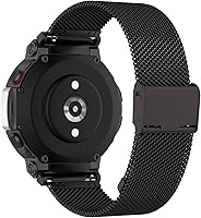 Vista 6 de TenCloud Correas compatibles con Amazfit T-Rex 2 Correa de reloj de liberación rápida, impermeable, correa de repuesto de acero inoxidable ajustable