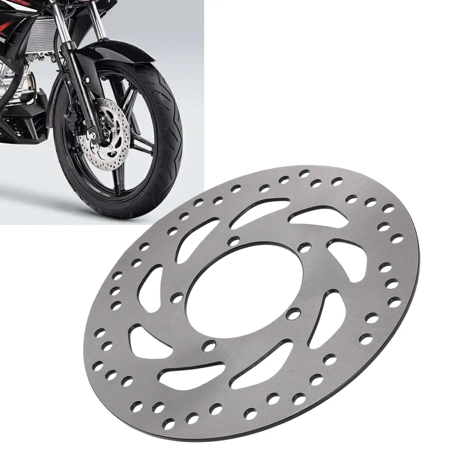 Motocyklowe tarcze hamulcowe Hamulce tarcze hamulc Pasuje Do Przedniego Hamulca Tarczowego Pasuje Do Vixion 150 240mm Stalowy Motocykl