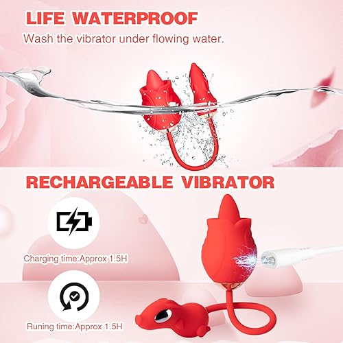 Miniatura 6 de Vibrador de punto G para mujer, vibrador de empuje para lamer el clítoris, vibrador 10, vibrador de 3 empujes, juguete sexual para adultos, vibrador