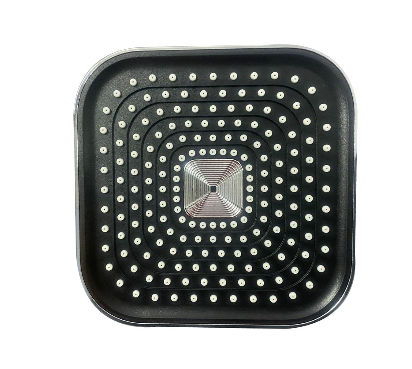 Aquieen ABS Overhead Shower Layered Bathroom Shower (Square 6" x 6")