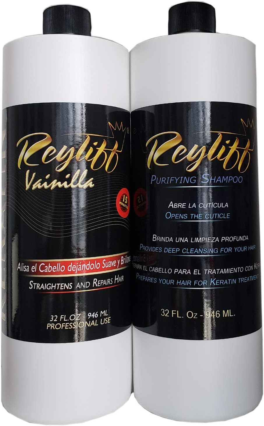 Brazilian keratin treatment Vainilla 32 oz + purifying champoo 32 oz