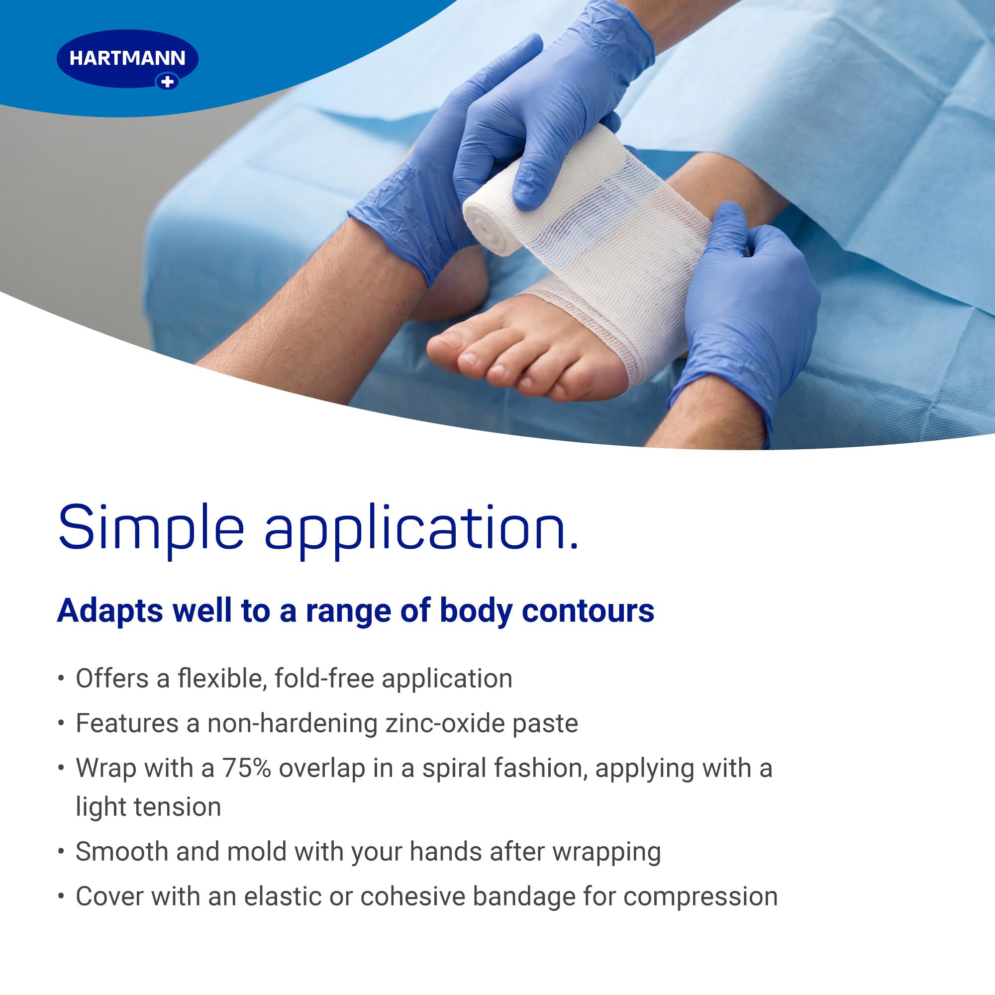 Amazon.com: Econo-Paste Plus Calamine Bandage, 4 in x 10 yd, 1