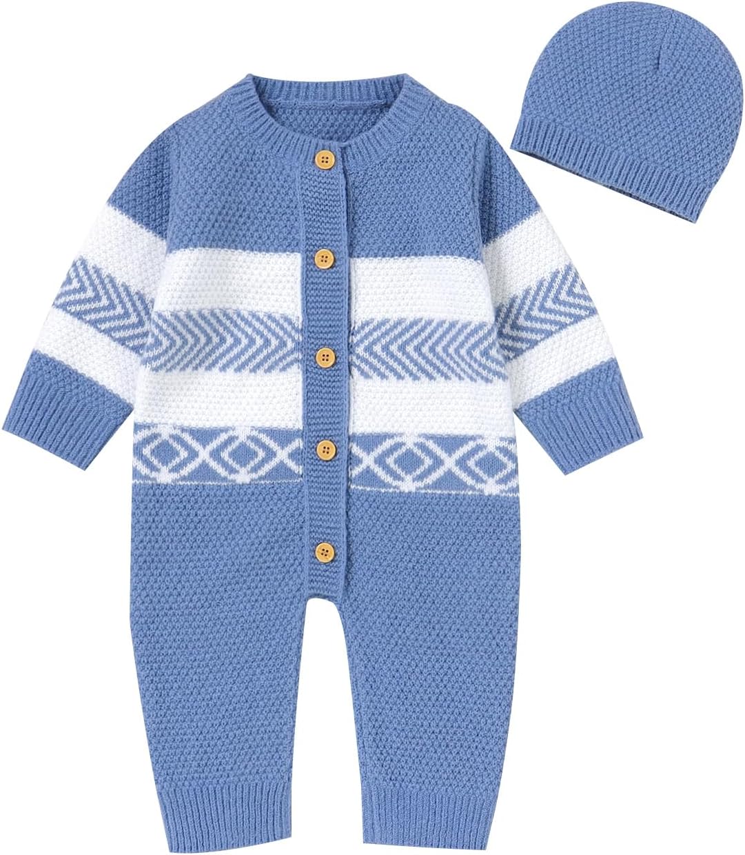 Baby Toddler Girls Spring Autumn Romper 3 6 12 18 Months Long Sleeve Round Neck Solid Color Button Jumpsuit
