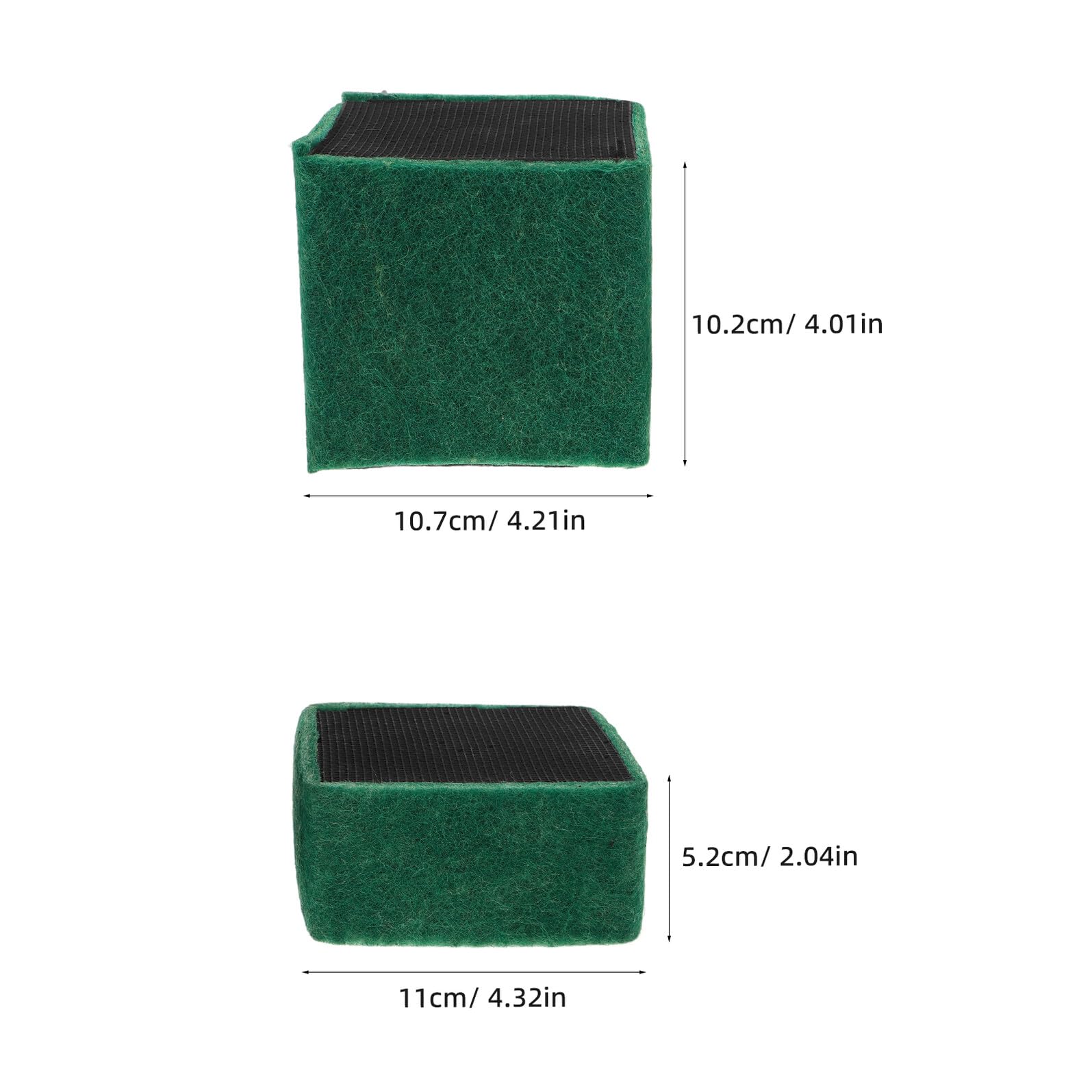 4 Cubos Purificadores de Agua de Carbón Activado para Acuarios Filtros de Cubo para Peceras Pequeños y Grandes Sistema de Filtración Mecánica para Agua Dulce y Salada Repuestos