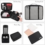 BAGAIL 8 Set Packing Cubes Luggage Packing Organizers for Travel Accessories