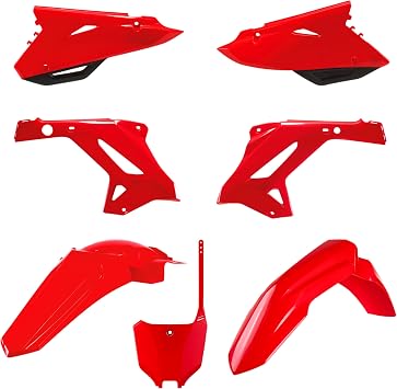 Polisport Motocross MX Restyling Kit for Honda CR 125R/250R 2000-01 Dirt Bike OEM Quality, Durable, Flexible & Perfect Fit Red