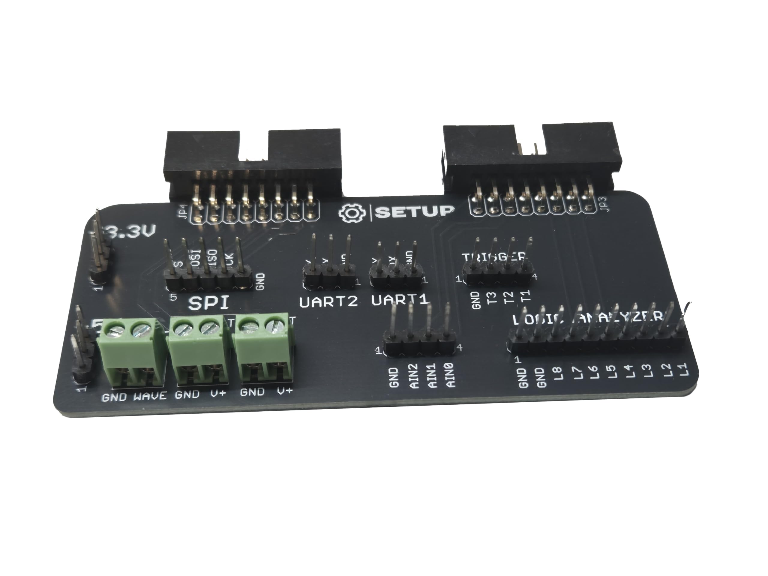 SETUP 8 Logic Analyzer 8-Kanal + Analoge Kanäle + UART Logger | Analog Kanäle, Zusatzfunktionen