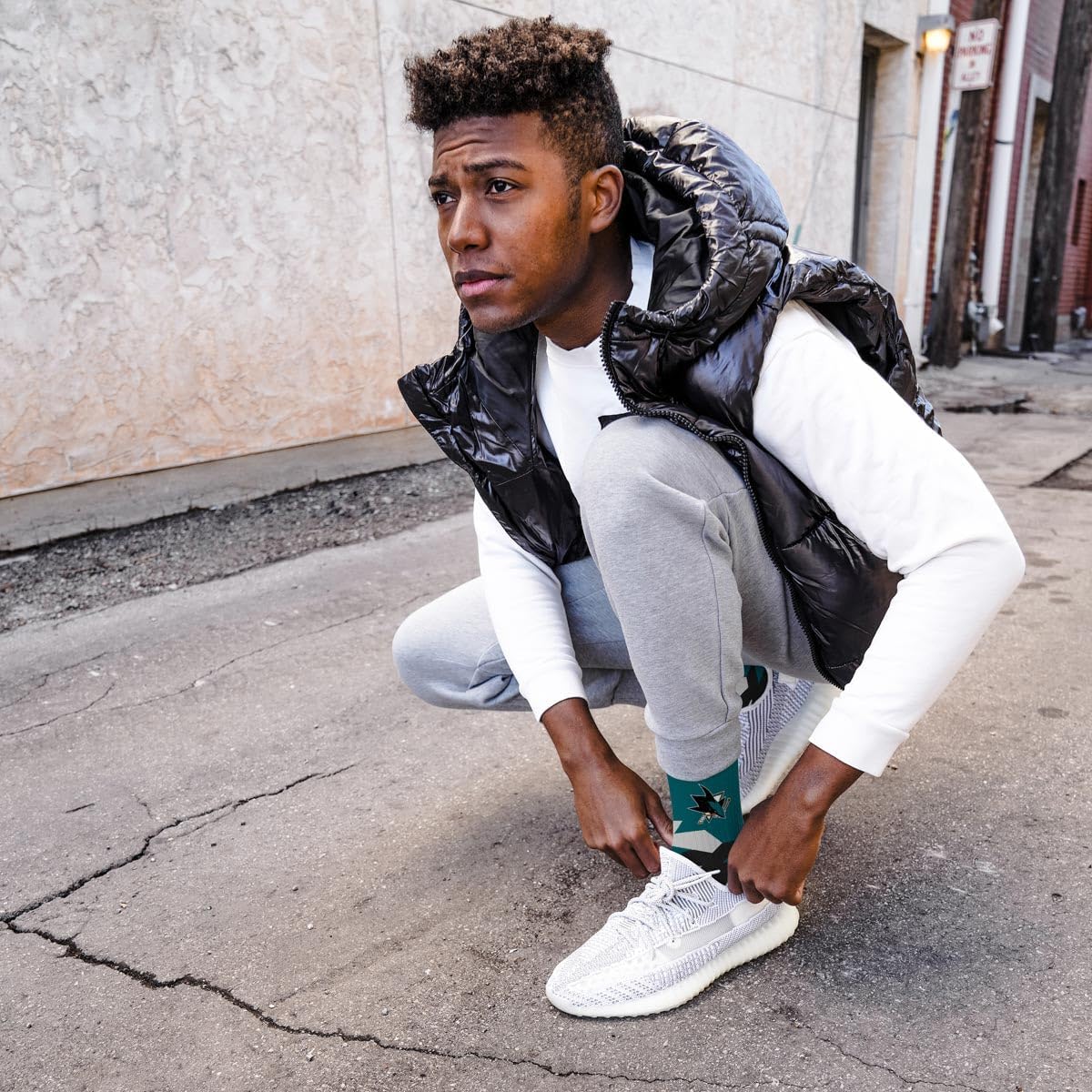 For Bare Feet NHL SAN JOSE SHARKS Shattered Team Colors YOUTH