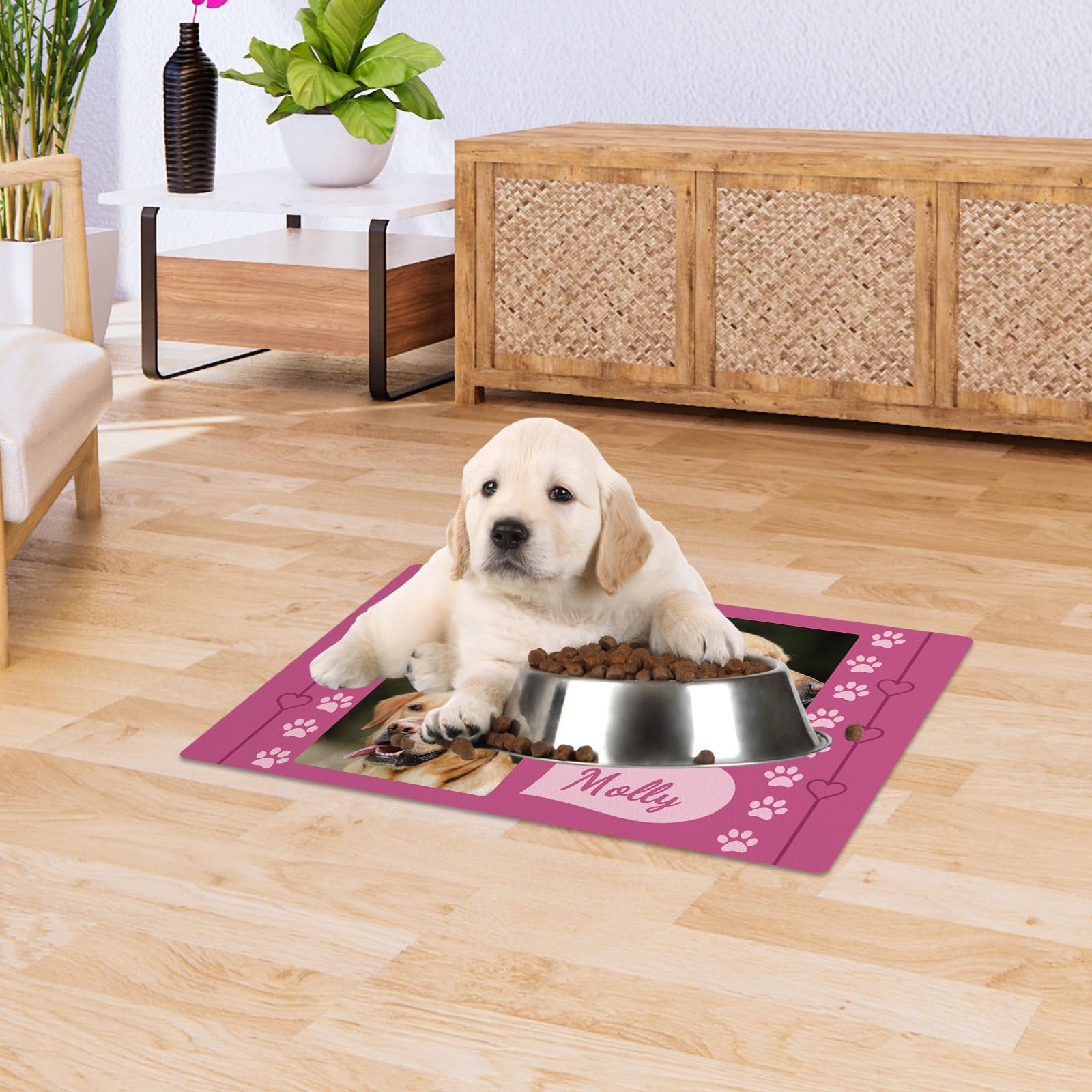 Pet Food Mat Silicone Pet Feeding Mat For Dog Cat Bowls