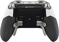 Vista 4 de eXtremeRate Piezas de agarre de goma para el controlador Xbox Elite, rieles laterales derechos e izquierdos, agarres de mango trasero, paneles