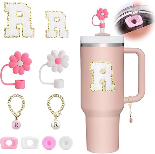 Miniatura 1 de Mity rain Juego de 10 accesorios para vasos Stanley de 30 oz y 40 onzas, tapa para popote para copa Stanley, tapón redondo y cuadrado a prueba de