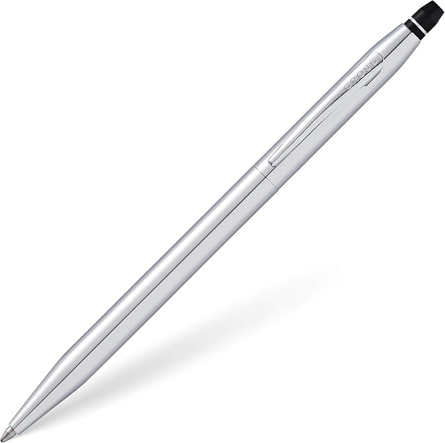 CROSS Click Polished Chrome Ballpoint Pen incl. Premium Gift Box  Refillable Medium Ballpen
