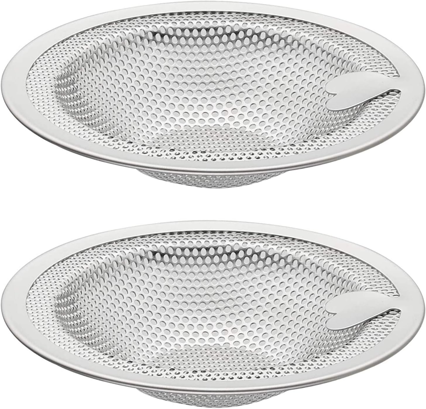 Lot De 3 Filtres D'évier En Acier Inoxydable - 11x2 Cm, Anti-obstruction Pour Cuisine