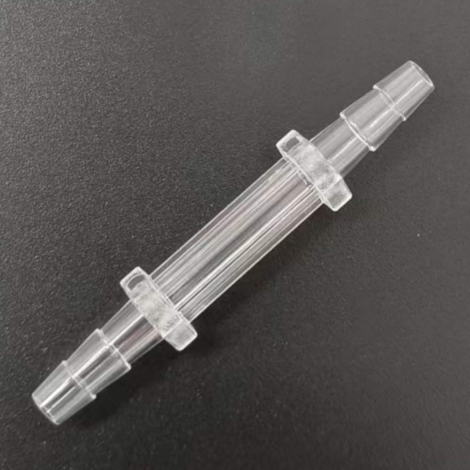 3/16'' Hose Barb Fitting Pipe Connectors Joint Splicer Mender Adapter Union for Aquarium Household Adapters Fuel Gas Liquid Air Clear PC Plastic × 50 (3/16 Inch Extended)