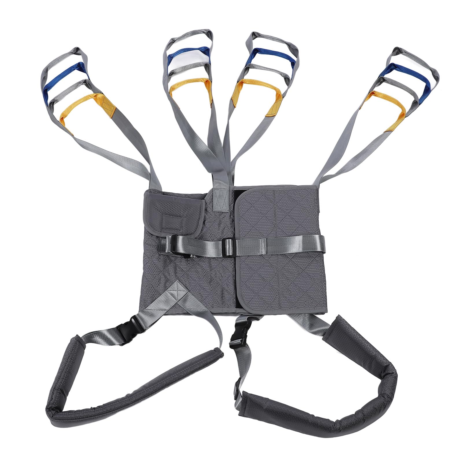 Eslinga para Caminar con Elevación Ajustable para Adultos Arnés de Pie de Cuerpo Completo Acolchado, Diseñado con Cierre de Hebilla de Gancho y Bucle, Adecuado para