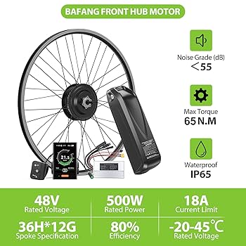 純正Bafang48v500wモーターキットコントローラーセット（バッテリーなし Amazon | Accolmile BAFANG ハブモーター用コントローラー : 48V