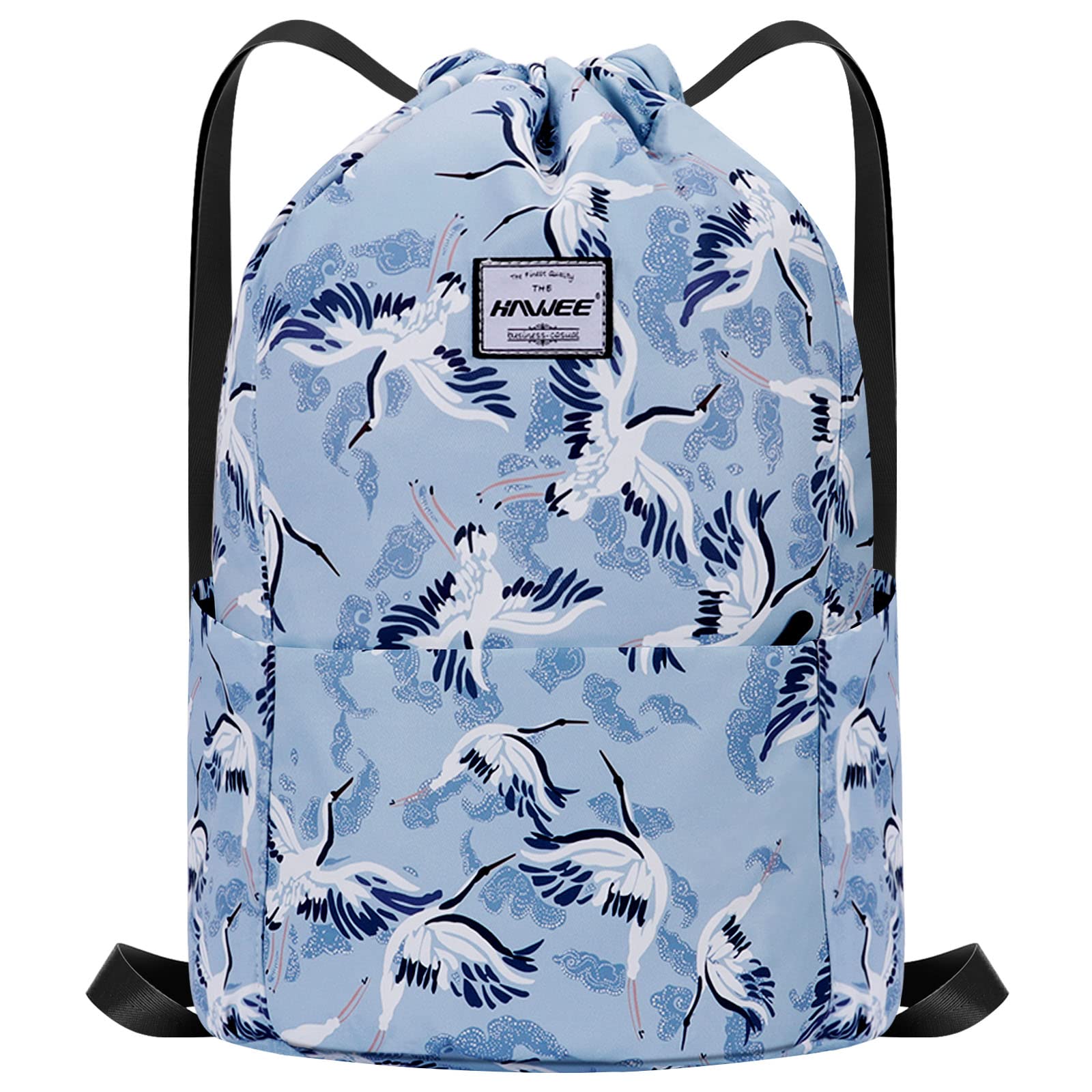 Impermeable Casual Mochila con Cordón Grande Deporte Bolso de Gimnasia Mochila de Cuerda Unisex para Mujer Hombre Vida Cotidiana Aire Libre Yoga Escuela Playa Nadar — view 59