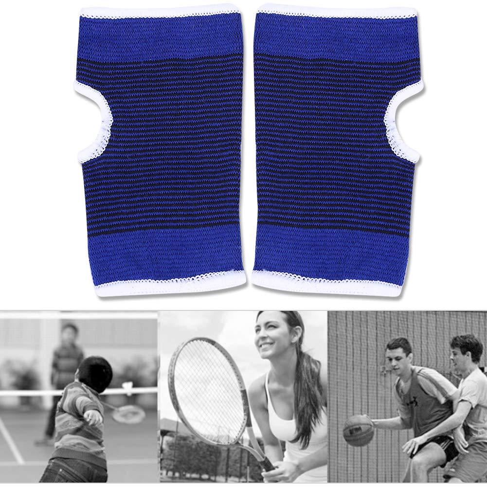 Polsino da Polso sviluppato Bretelle da Polso Supporto per la Mano Traspirante per Fitness per Sollevamento Pesi(Blu)