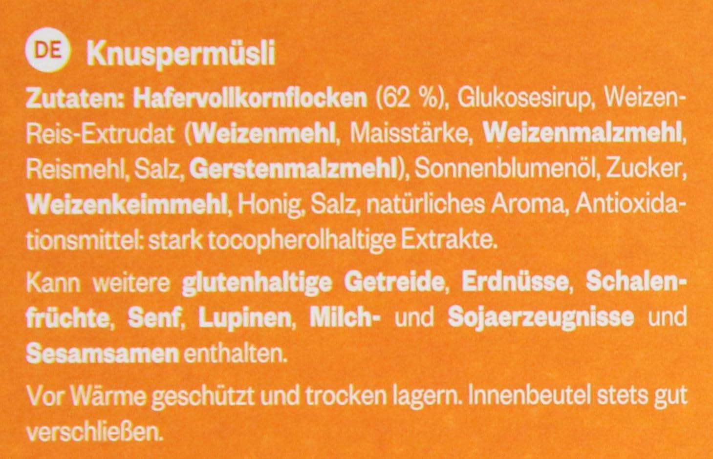 Brüggen Knuspermüsli Classic, 4er Pack (4 x 1.5 kg)