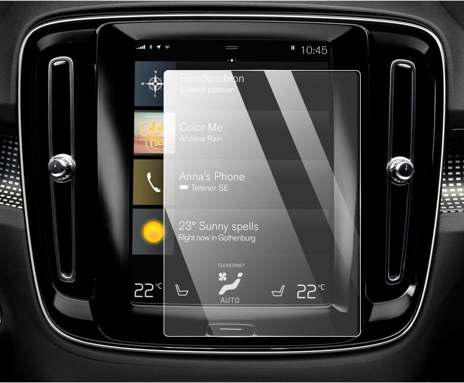 YEE PIN Screen Protector for Volv o XC40 Touchscreen Protector Compatible with XC60 XC90 V90 V60 S90 S60 2016-2021
