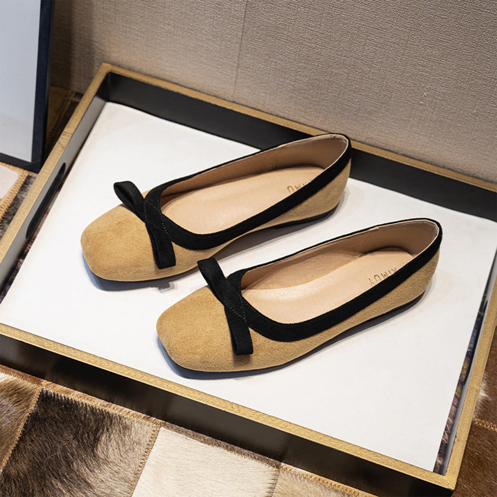 Ballerine Donna Dettaglio Fiocco Stile Quotidiano