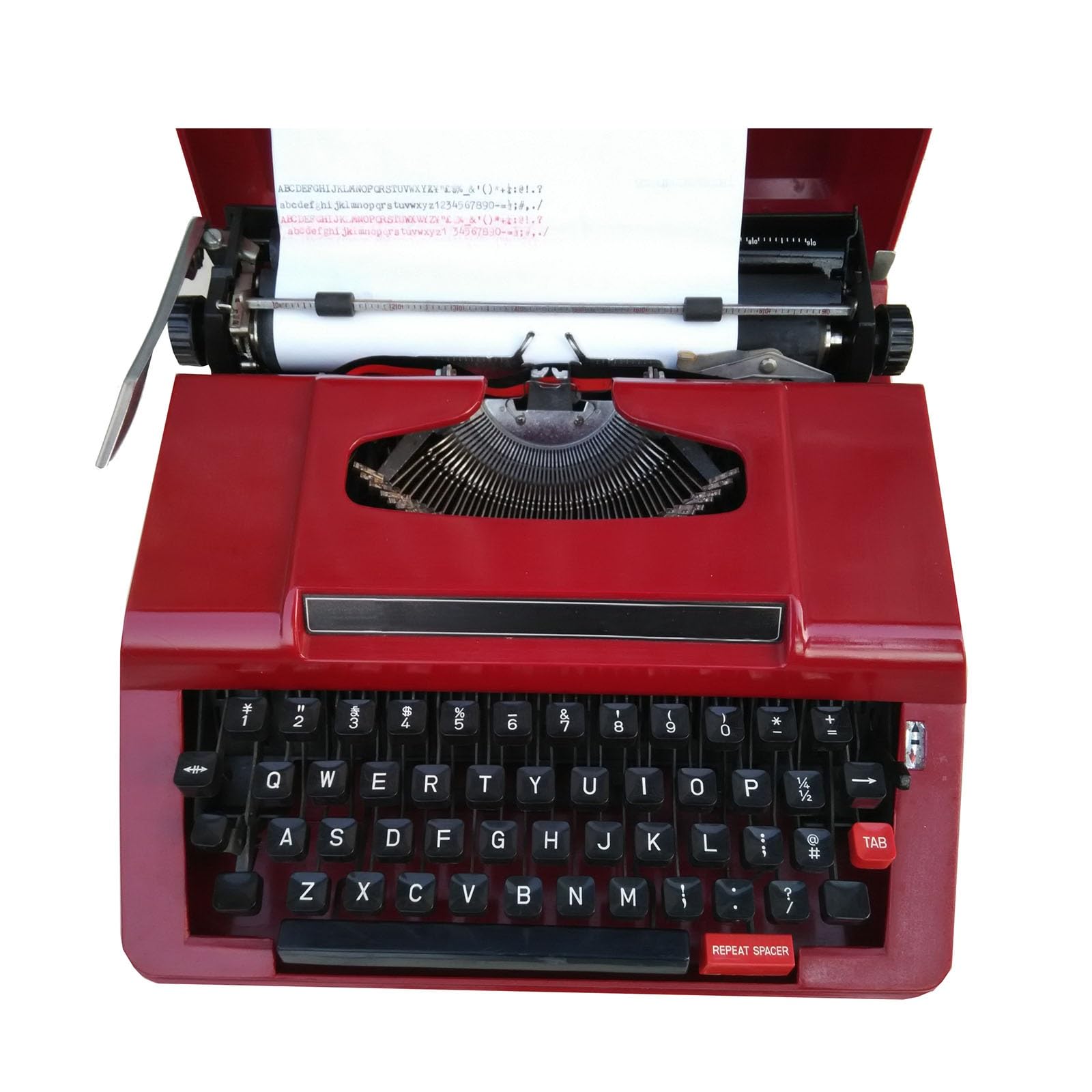 Manual Typewriter Retro STYL, Mechanical English Typewriter for Notes Letters Or Creative Writing Portable and Easy to Use