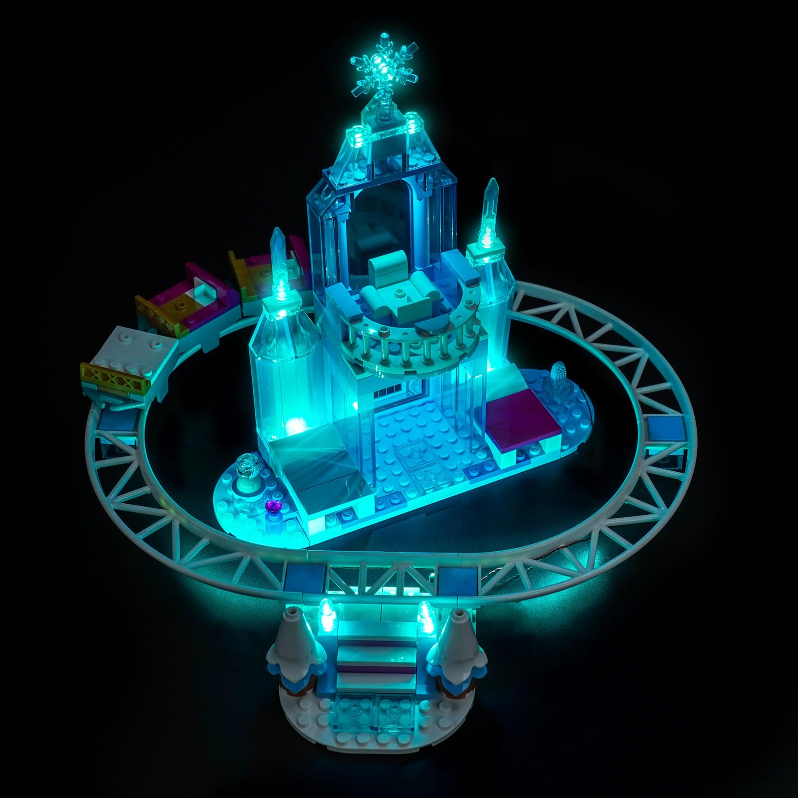 Light Kit Compatible with Lego 43281 Elsa's Ice Castle & Snow Ride Adventure (No Model) - Image 3